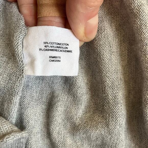 Anthropologie Guinevere Sz S Drapey Open Front Waterfall Cardigan Ruched Cinched - Picture 16 of 16